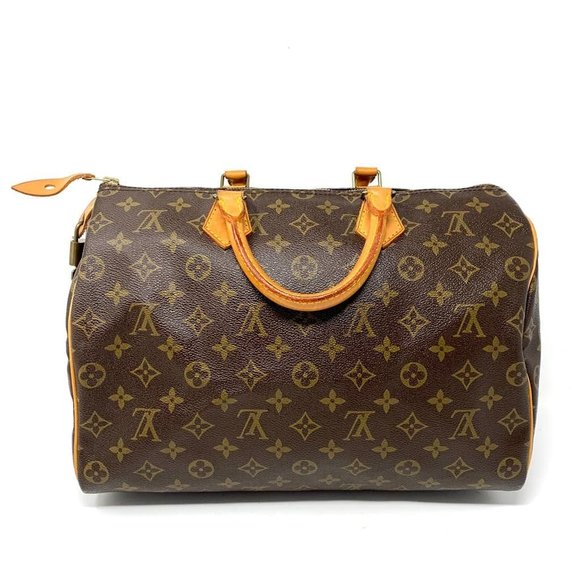 AUTH LOUIS VUITTON MONOGRAM SPEEDY 35 HAND BAG - Picture 2 of 15